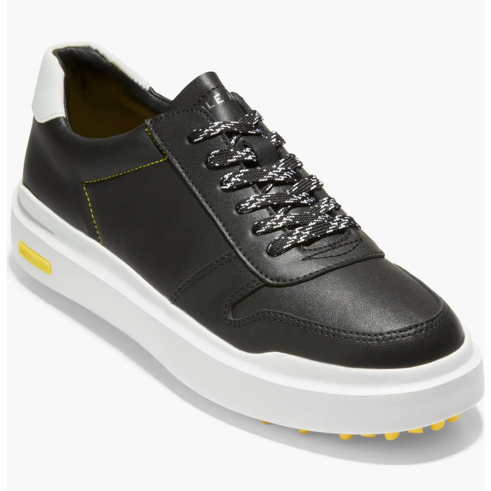 NWT COLE HAAN GrandPro AM Waterproof Golf Sneaker in Black Size 8